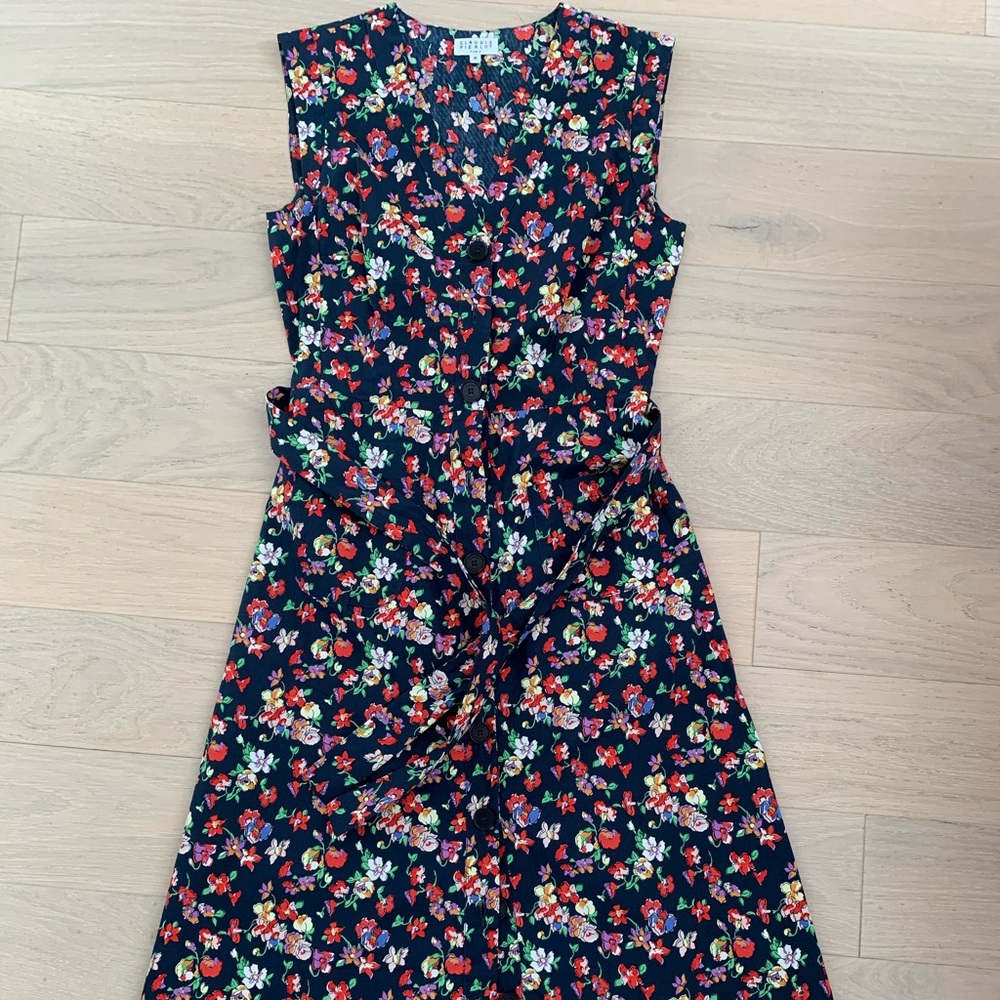 NWT French brand Claudie Pierlot Floral midi dress
